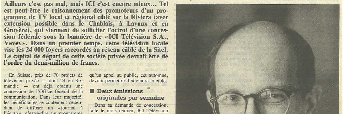 ICI Télévision demande une concession