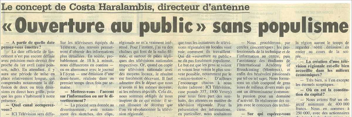 Ouverture au public sans populisme