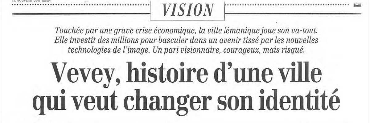 Vevey, histoire d'une ville qui veut changer son identité