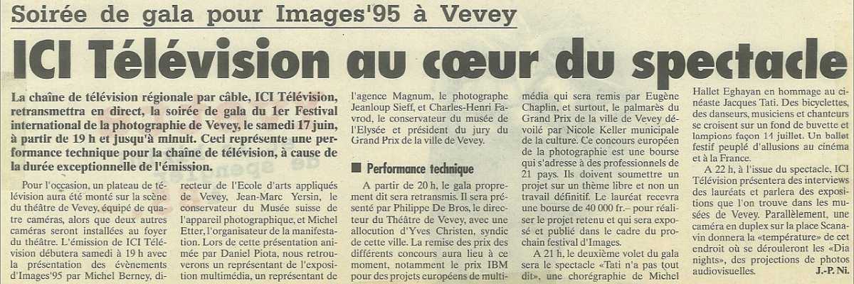 ICI Télévision au cœur du spectacle