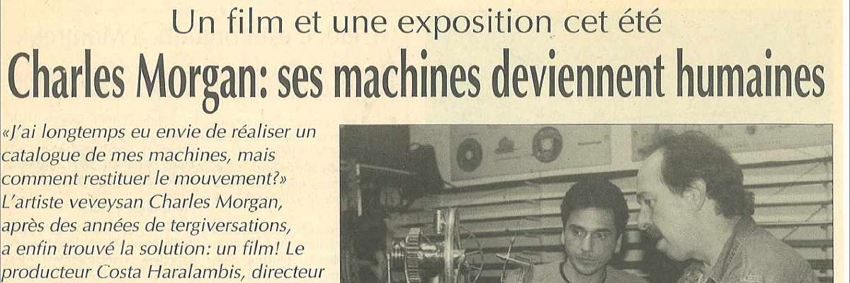 Charles Morgan: ses machines deviennent humaines