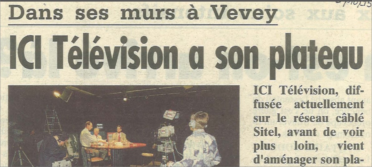 ICI Télévision a son plateau