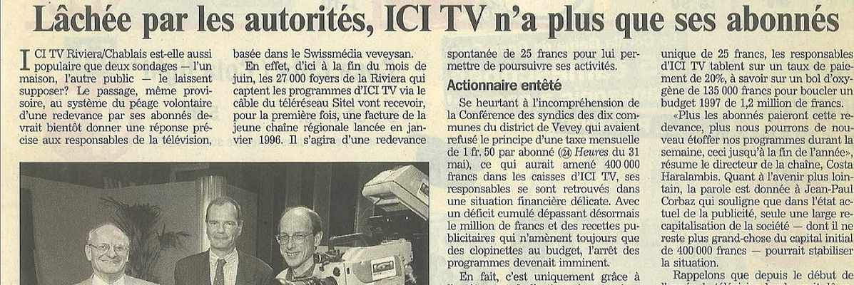 Lâchée par les autorités, ICI TV n'a plus que ses abonnés