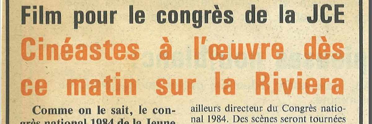 Cinéastes à l'œuvre dès ce matin sur la Riviera