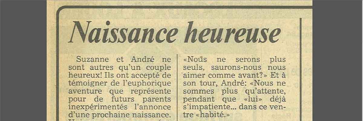 Naissance heureuse